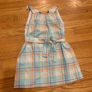 Like new plaid girls Crewcuts dress size 5